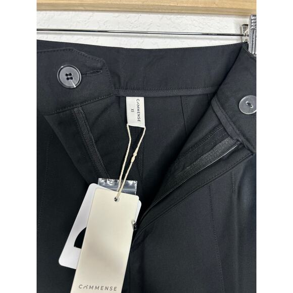 Commense Black Trousers Elegant Tailored Design - Picture 4 of 6